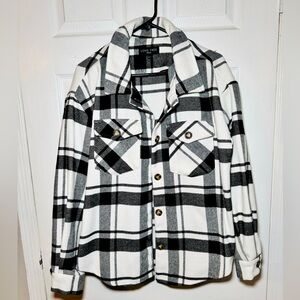 Love Tree Plaid Shacket